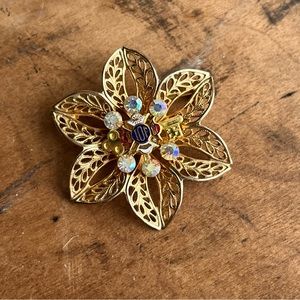 VINTAGE IOF Independent Order of Foresters Badge Pin KEY Brooch